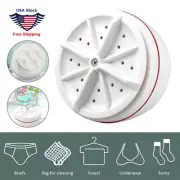 30W USB Portable Washing Machine Mini Washing Machine Travel Ultrasonic Turbine