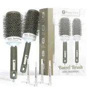 Round Brush Set, 45&53mm Barrel with 4 Clips – Round Brush for Blow out with ...