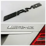 MERCEDES-BENZ 黑色銀色賓士AMG車貼車身尾標 車標尾貼C E S CL SL ML CLK CLS SLK