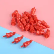 20pcs Red Snow Man Noses Santa Claus Dolls Plastic Noses for Sewing Crafts Dolls