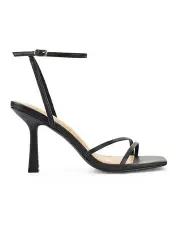 [Siren] Sprinkle Strappy Heels in Black
