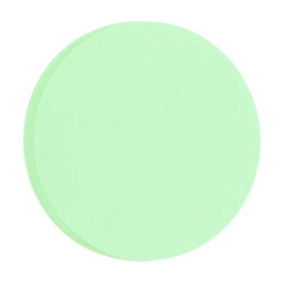 30 PCS Light Green Circle Cutouts Paper 8 Inch Round Cutouts for DIY Crafts