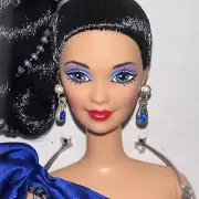 Barbie Bob Mackie Long Raven Black Hair Sapphire Splendor Doll Mattel 15523 New