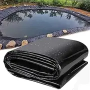 0.13mm Thick Pond Liner Underlay 4x6m 5x8m 6x10m 8x12m 10x15m Small Pond HDPE Mat Black KOI Pond Liners for Fish Ponds, Waterfall, Garden Fountains(2x8m(6.5x26.2ft))