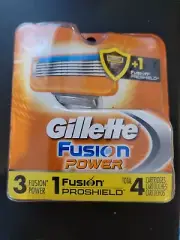 Gillette Fusion Power Razor Blades Total 4 Cartridges New