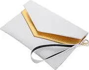 [WESIEVYA] Retro Pattern Handbag Evening Bag Wrist Strap Lightweight Clutch Purse for Women