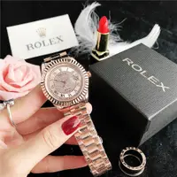 在飛比找蝦皮購物優惠-Rolex勞力士 腕錶 石英機芯 鋼精鋼錶帶 32mm 玫瑰