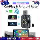 2 in1 Wireless Carplay Android Auto Adapter WiFi BT Auto Connect Mini USB Dongle