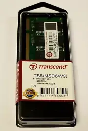 SEALED TRANSCEND TS64MSD64V3J Premium Memory CARD MODULE 512MB DDR 333 SO-DIMM