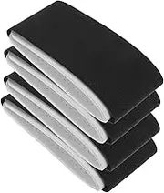 MUSISALY 4pcs Snowboard Straps Storage Skis Snow Goggles Snowboard Goggles Watch Strap Skis Ski Fixers Ski Accessories Ski Goggles Ski Skis Accessories Skis Ski Strap Black Nylon