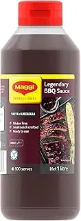 Maggi Legendary BBQ Sauce 1 Litre, Vegetarian, Smokey BBQ