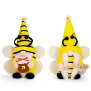 Flower Faceless Dwarfs Decor Ornaments Bees Gnome Desktop Ornaments for Home