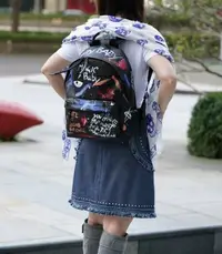 在飛比找Yahoo!奇摩拍賣優惠-Chiara Ferragni Backpack 眨眼塗鴉後