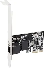 PCI?E Network Card, Self?Adaption WiFi Adapter Driver Gigabit Card WiFi Card 10MB/100MB/1000MB Fully Compatible for PC, for Windows 10/87