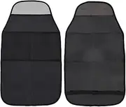 Kick Mats Seat Protector, Seat Back Protection for Children, Multi-Purpose Safety Seat Organiser Cover - Automatic Safety Bag, Waterproof for Dirt, Mud, Scratches, Stains
