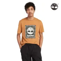 在飛比找momo購物網優惠-【Timberland】男款小麥色印花T恤(A298FP47