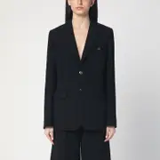 [Moschino] Black single-breasted jacket 40 IT Black