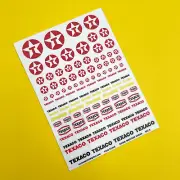 1/43 rd scale diecast 'Vintage Classic race' style CODE 3 stickers decals SET 8