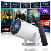 10000 Lumen LED Projector 4k 1080p Mini Home Theater WiFi Bluetooth Android HiFi