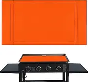 36 Inches Griddle Mat Compatible with Blackstone Griddle Accessories Food Grade Silicone Heavy Duty Grill Cover for All Season Cooking Deck Protector from Rodents Insects Debris and Rust Orange