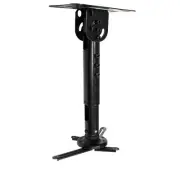 P301 Universal Projector Mount for Sloped Ceilings | 15" - 18" Extension | Black