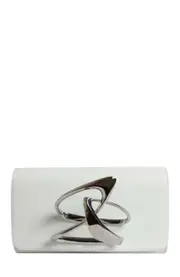 PERRIN PARIS ZAHA HADID LOOP CLUTCH in White at Nordstrom One Size
