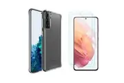 iCoverLover For Samsung Galaxy S21+ Plus Case + 2 Glass Screen Shields Clear