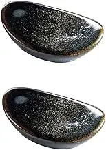 TIDTALEO 2pcs Ceramic Chopstick Rest Set Japanese Style Chopstick Holders for Fork Spoon Elegant Table Decor Easy to Clean for Home Dining