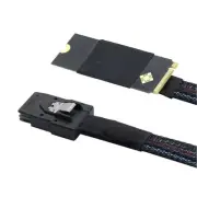 M.2(M-Key NVMe 2260) to MINI SAS SFF-8087 Plug and Play Server High Speed8068