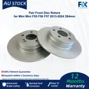 Pair Front Disc Rotors for Mini Mini F55 F56 F57 2013-2024 294mm (for: Mini)