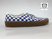 VANS Authentic Checkerboard Blue/White Low Top Classic Men's Size 8 sneakers