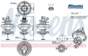 EGR GAS RECIRCULATION VALVE NIS98208 NISSENS I