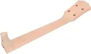 Gatuida Wooden Ukulele Neck Blank for DIY Projects Classical Ukulele Finger Plate Easy Installation for Beginners Durable Material Handmade Neck