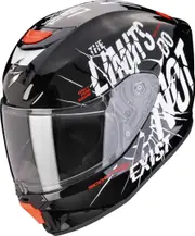 Scorpion Exo-JNR Air Boum Kids Helmet, black-white, Size L Black White