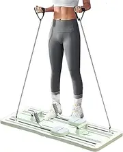 Pilates Board for Women, Multifunctional Exercise, Sliding Abdominal Trainer, Foldable Core Workout Machine, (Size: 41.34x15.75x1.18 inches), for Home & Gym