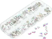 Nail Art Rhinestones Decorative Gems for DIY Nails Crafts Home Decor Large Size