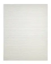 Solo Rugs Barry Contemporary Geometric Hand-Woven Wool-Blend Area Rug 5' x 8' Beige