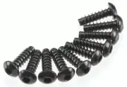 Axial AXA435 M3x10mm Hex Socket Tapping Button Head Black (10) EXO / Wraith