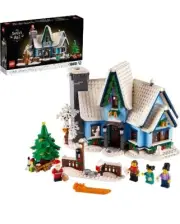 LEGO Icons Santa’s Visit 10293 Building Set for Xmas (1445 Pieces) Christmas
