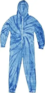 [Colortone] Unisex Adults Full Zip Tonal Spider Tie Dye