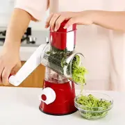 Multi-functional Manual Round Vegetable Fruit Grater Slicer Cutter Shredder NEW
