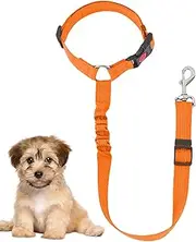 Pet Traction Rope, Dog Auto Seat Belt Walking Traction Rope, Polyester Fabric Dog Training Lead for Small, Large, and Medium Dogs