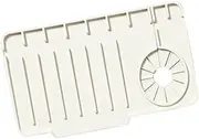 Leefasy Faucet Handle Drip Catcher Mat for Kitchen Sink with Drain Tray, White, as described