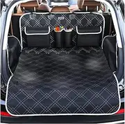 BRONZEMAN Pet Cargo Cover Liner for SUV and Car,Non Slip,Waterproof Dog Seat Cover Mat for Back Seat Trucks/SUV with Bumper Flap Protector,Large Size Universal Fit