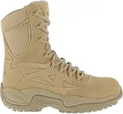 [Reebok] Women's Stealth 8" Lace-Up Side-Zip Work Boot Composite Toe - Rb894 Desert Khaki