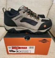 Merrell Moab Onset J099505 Men's Walnut Comp Toe Waterproof Work Boots LR1027