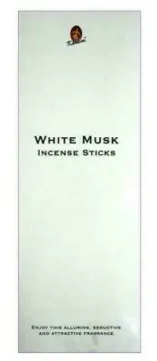 White Musk Incense Sticks x 200 Box (HAND ROLLED) KAMINI