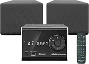 Silva Schneider SMP 360 BT Stereo System AUX, Bluetooth®, CD, FM, USB, with Remote Control 2 x 5W S