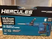 HERCULES 14.5Amp High-Output Motor 1900 BPMS SDS Max-Type Demolition Hammer HE36