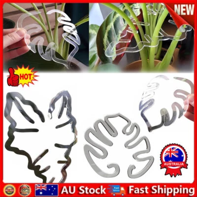 Turtle Shell Bamboo Clamp, Plant Stem Plastic Support, Flower Stem Holder ZR